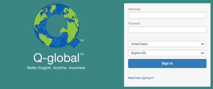 Q Global Login Portal