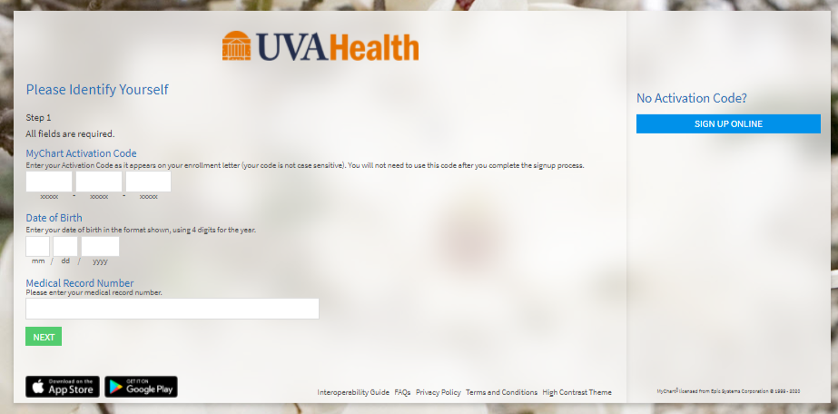 Mychart UVA Login