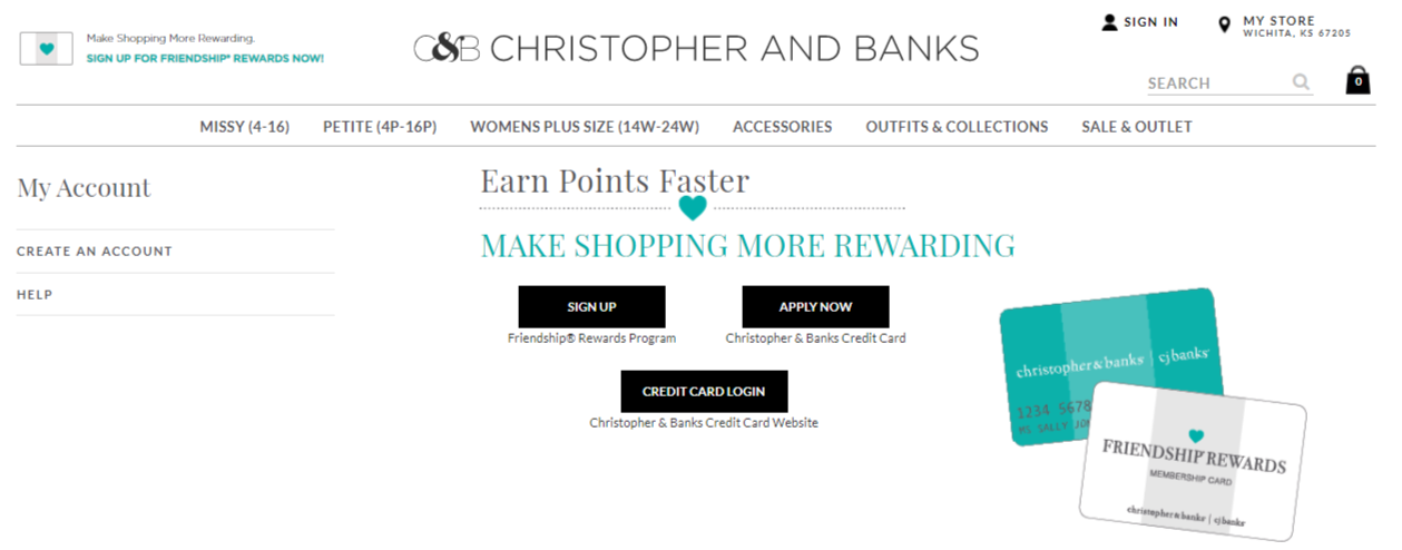 Christopher credit card