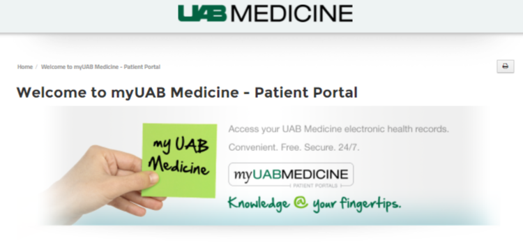 patient portal UAB